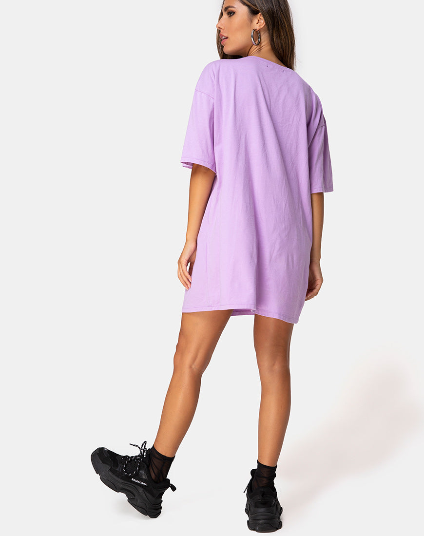 Image of Sunny Kiss Tee in Lilac Cherub