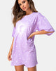 Image of Sunny Kiss Tee in Lilac Cosmo