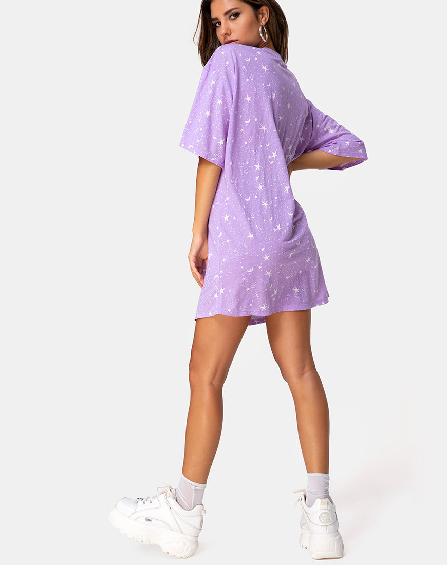 Image of Sunny Kiss Tee in Lilac Cosmo