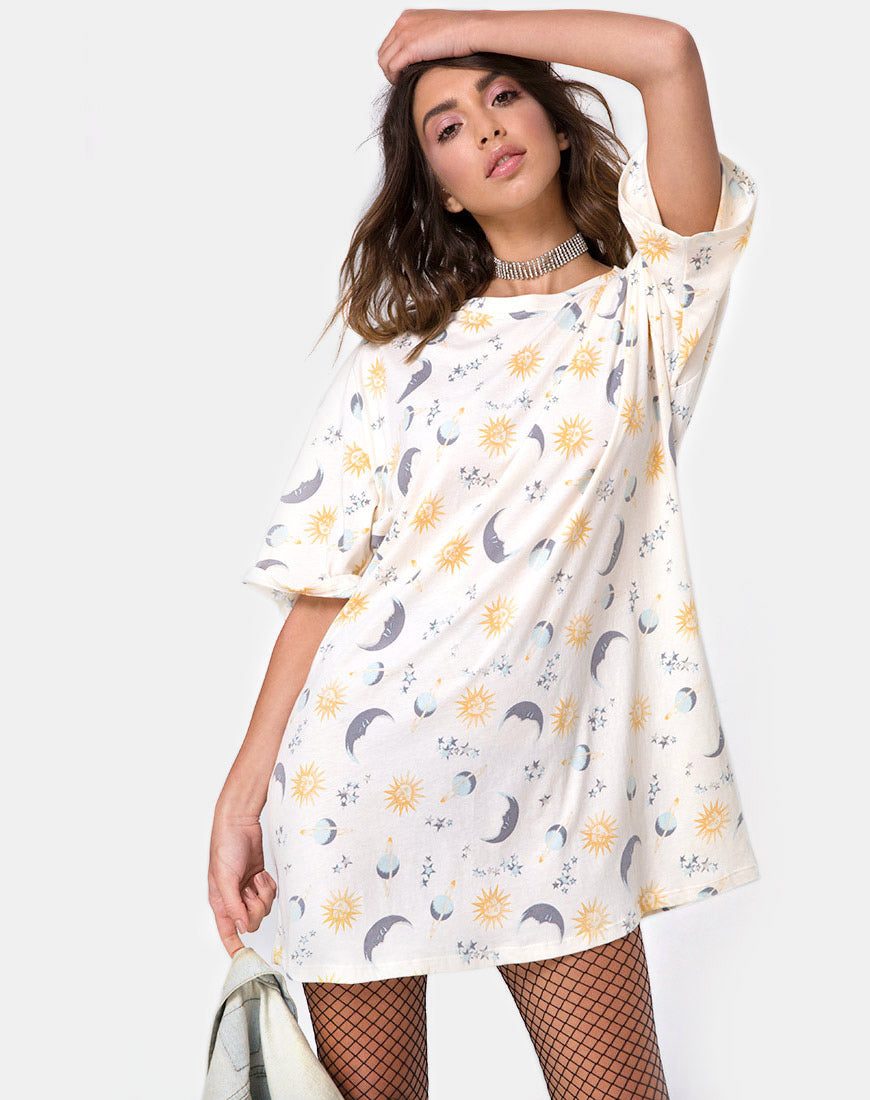 Sunny Kiss Tee in Solar Angel