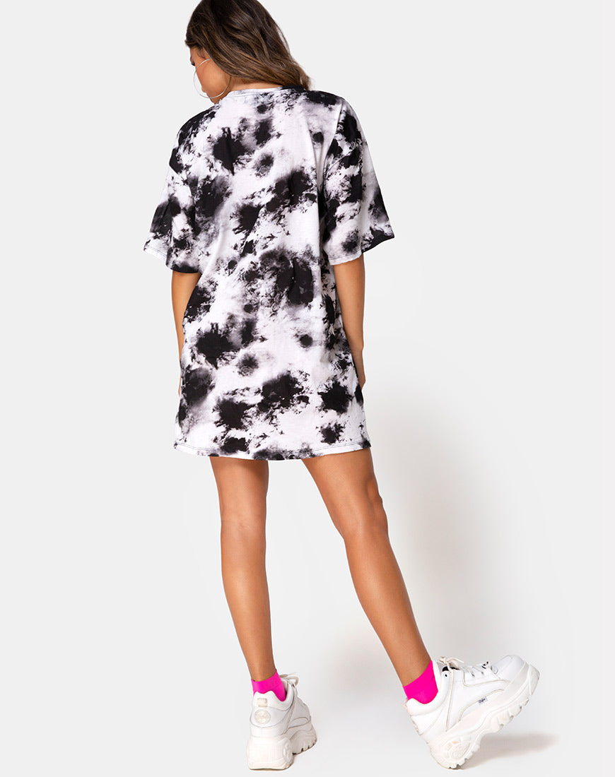 Image of Sunny Kiss Tee in Tie Dye Celestial Lime