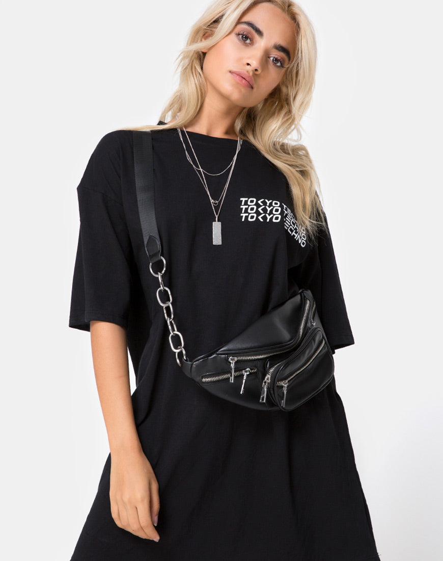 Image of Sunny Kiss Oversize Tee in Tokyo Techno