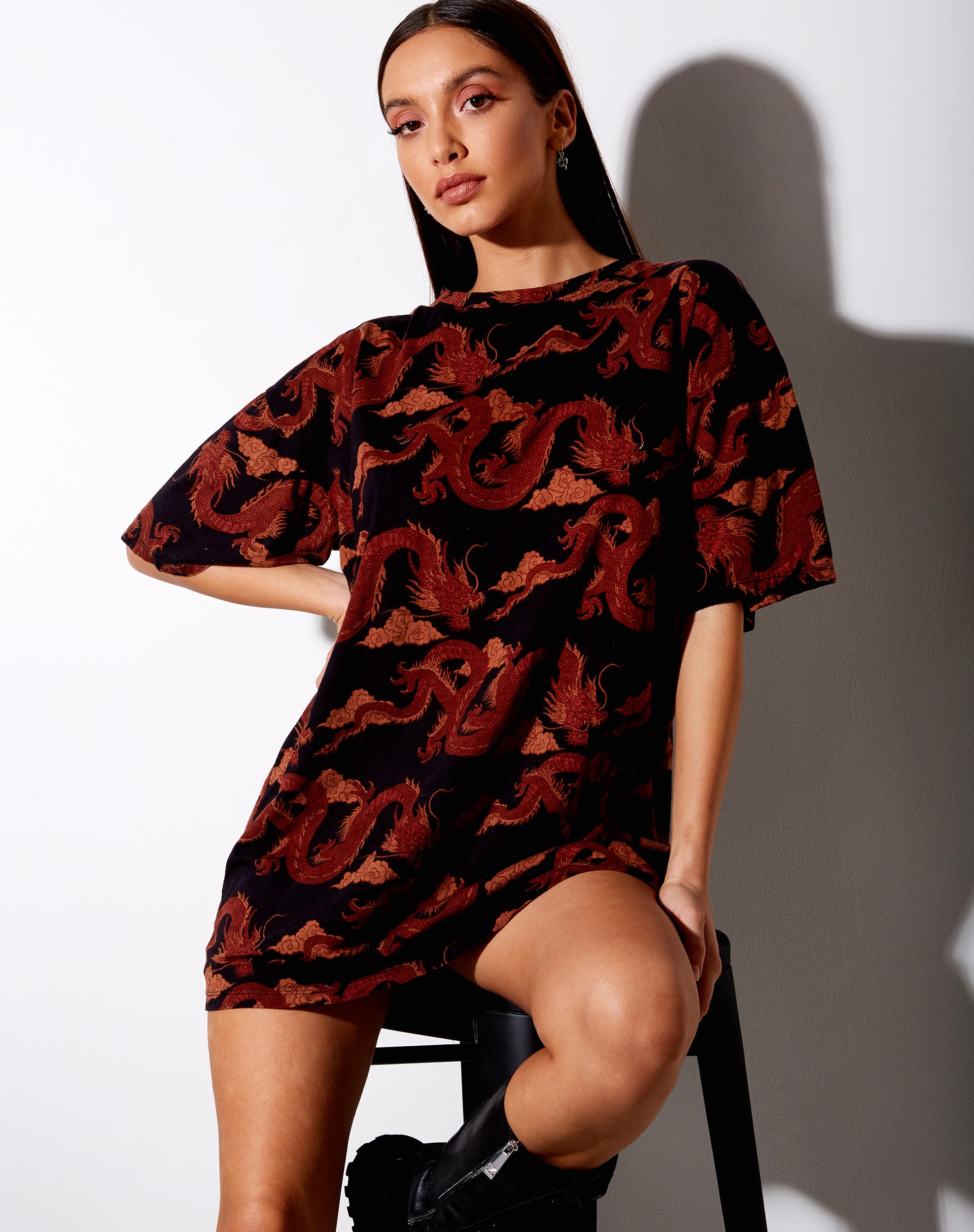 Image of Sunny Kiss Tee in Tonal Dragon Orange