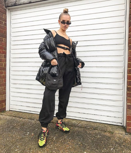 Jubie Cargo Trouser in Black Drill