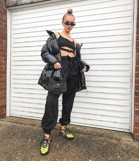 Jubie Cargo Trouser in Black Drill