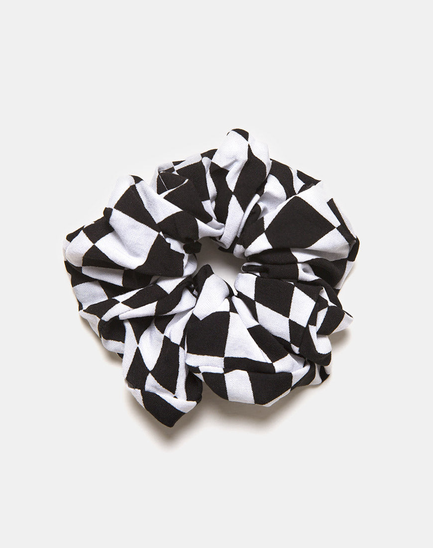 Scrunchie in Square Flag