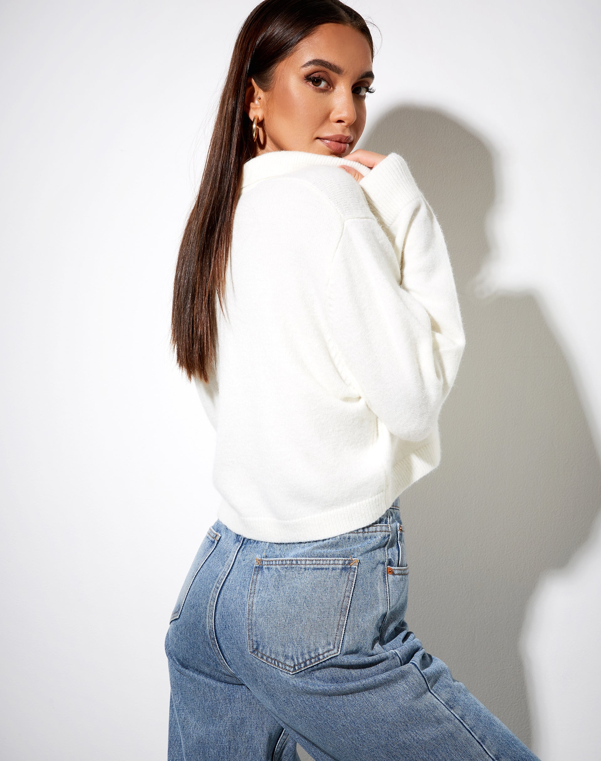 Image of Tallis Jumper in Knit Ivory