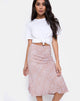 Image of Tauri Midi Skirt in Leopard Spot