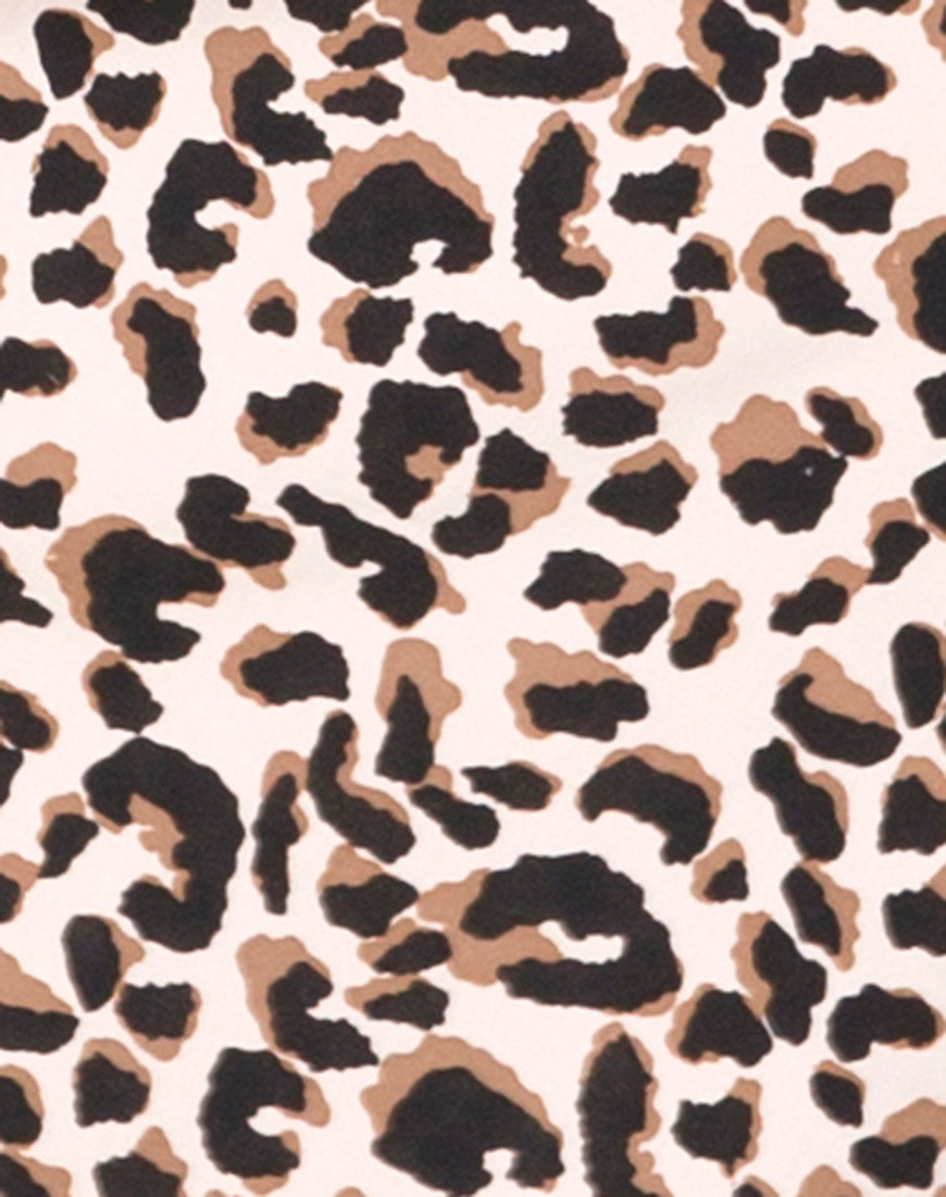 Image of Tauri Midi Skirt in Pink Panther