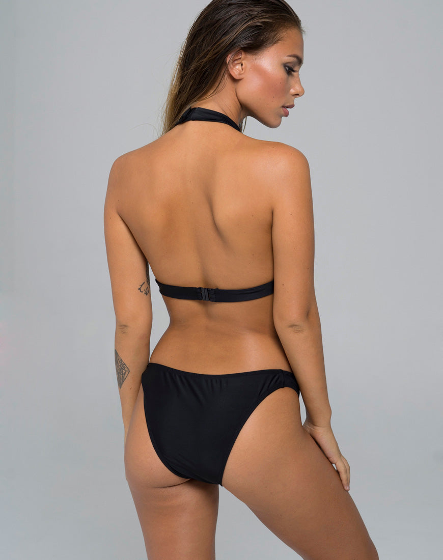 Taylor Bikini Top in Spandex Black