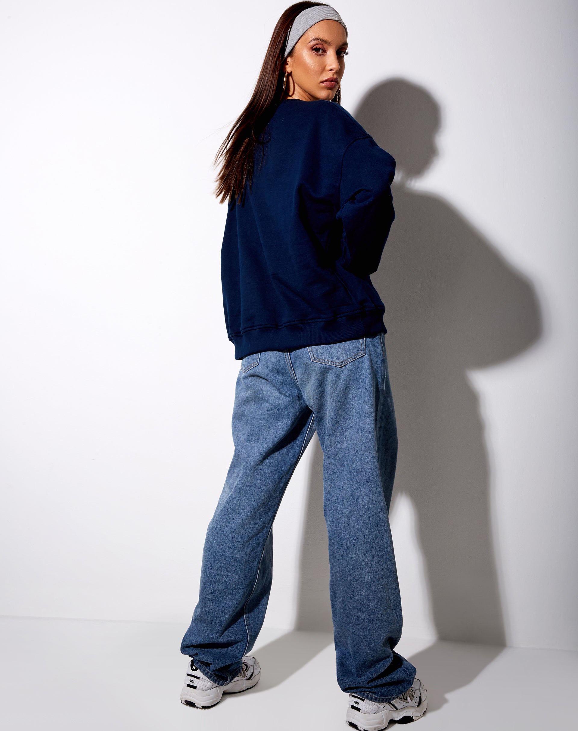 Image of Ted Sweatshirt in Navy Emotionally Unavailable