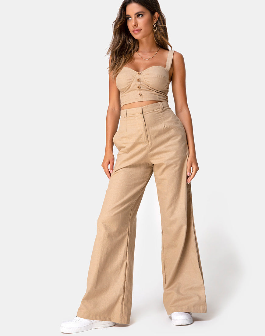 Image of Tanira Trouser in Taupe