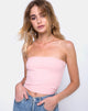 Image of Tube Top in Ribbed Blush