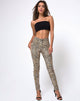 Image of Ultimate Jeans in Rar Leopard Brown