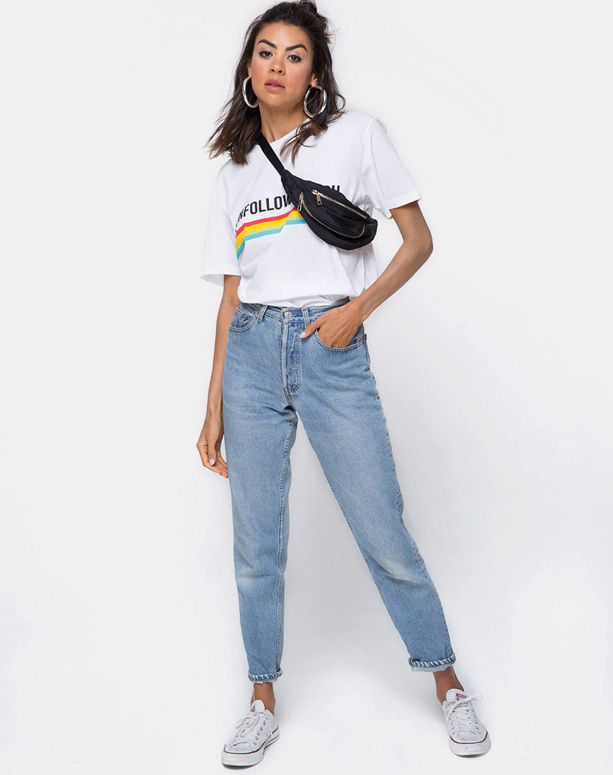 Image of Oversize Basic Tee in I unfollowed You