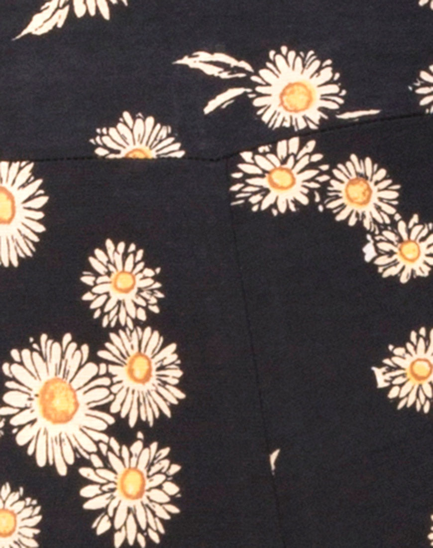 Image of Unitard in Grunge Daisy Floral