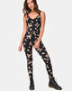 Image of Unitard in Grunge Daisy Floral