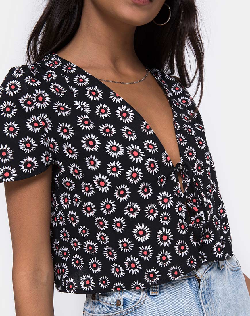 Image of Vaco Blouse in Dancing Daisy