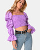 Image of Velina Top in Satin Rose Lilac