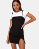 Image of Verso Dress in Black Rib