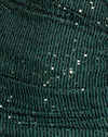 Drape Sequin Forest Green