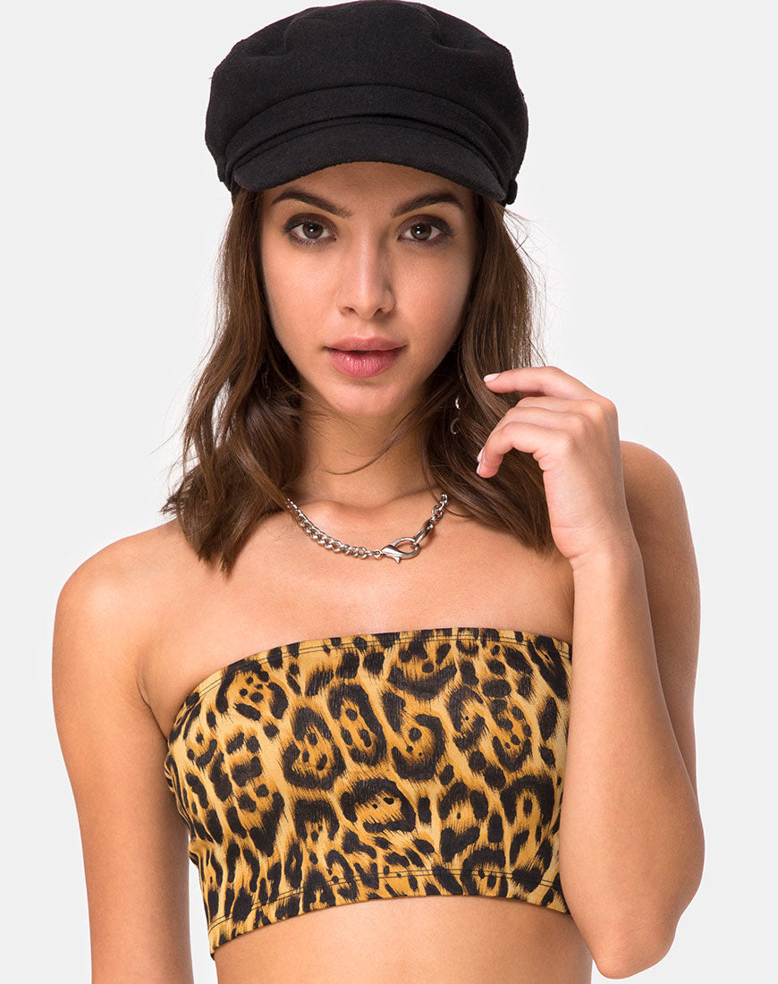 Image of Villy Tube Top in Leopard