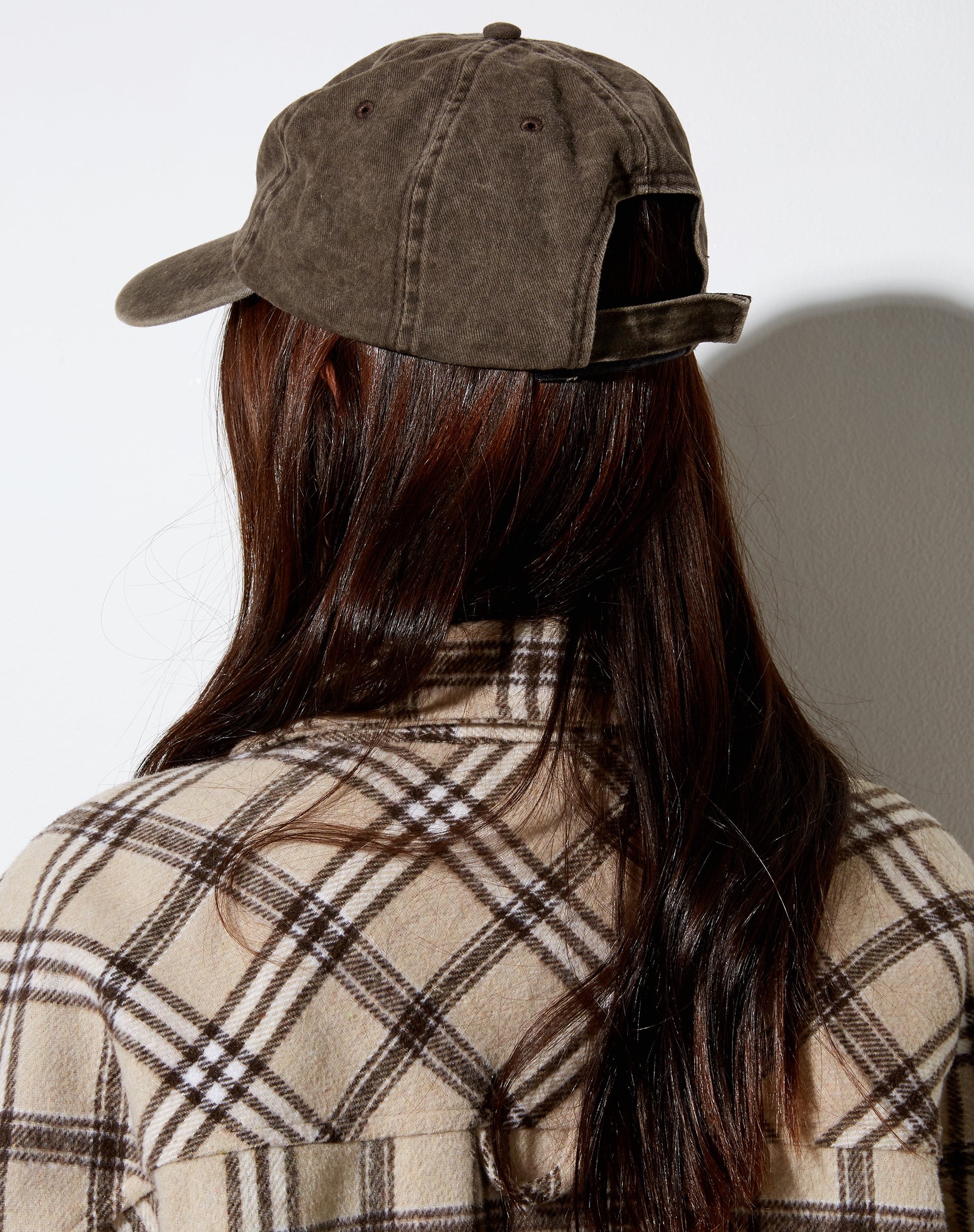 Image of Vintage Hat in Brown with 1997 Black Embro