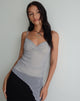image of Waca Top in Light Grey with Cream Lining
