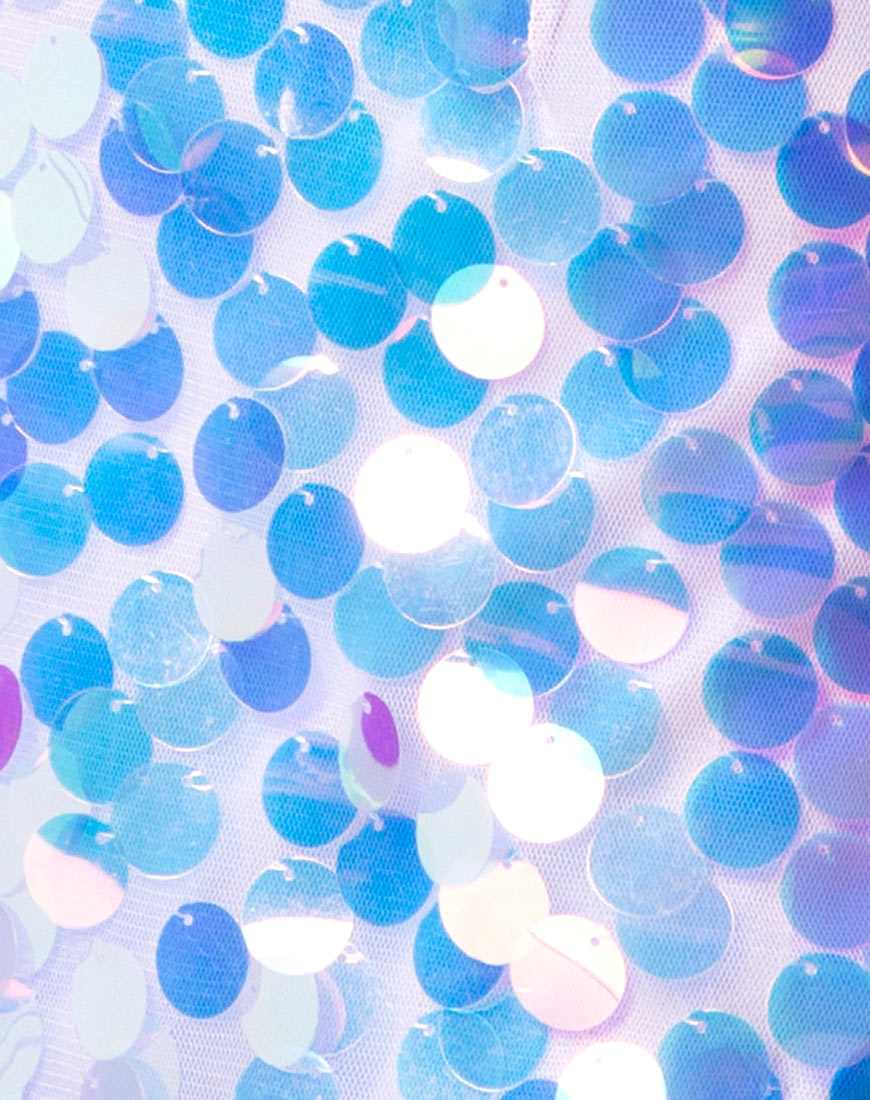 Image of Weaver Skirt in Unicorn Disc Sequin