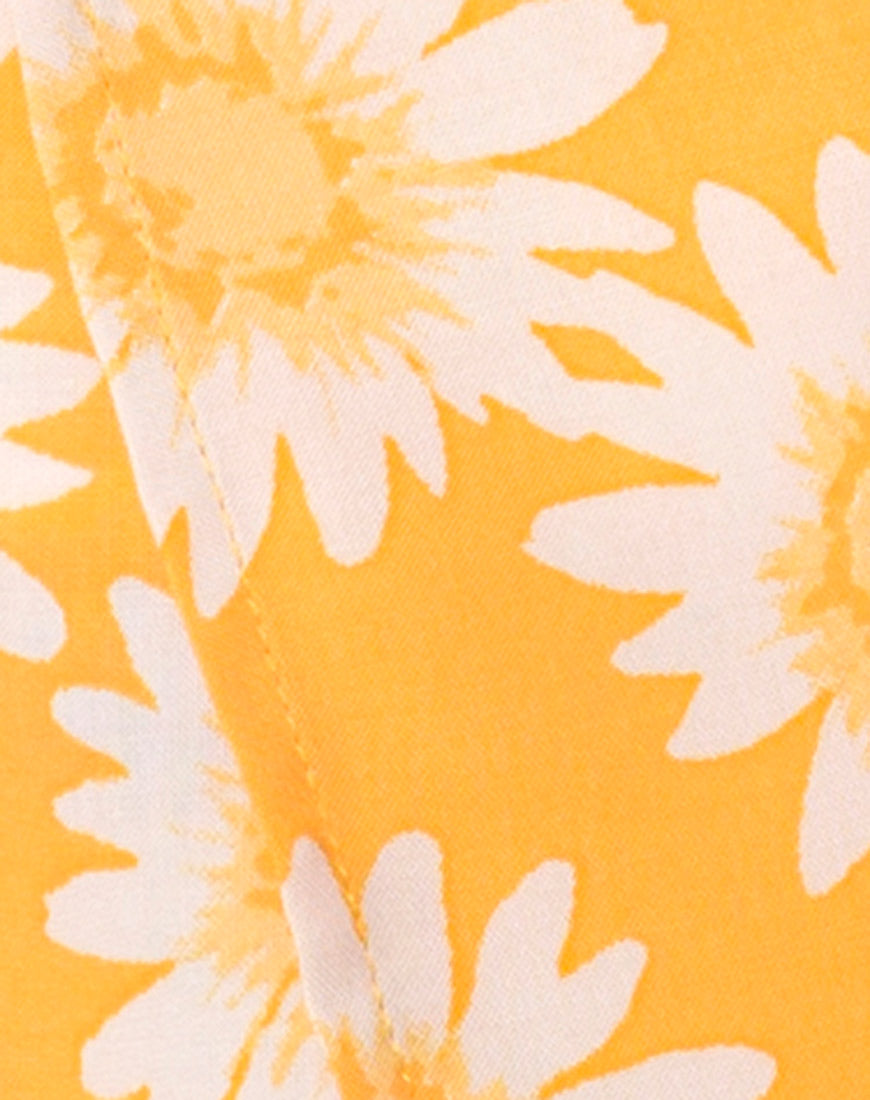 Image of Derla Wrap Skirt in Sunkissed Floral Yellow