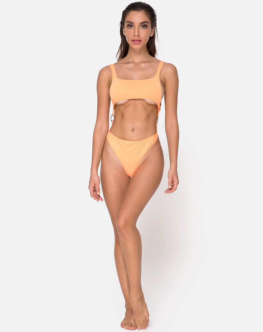 Image of Xanthe Swimsuit in Highlighter Orange