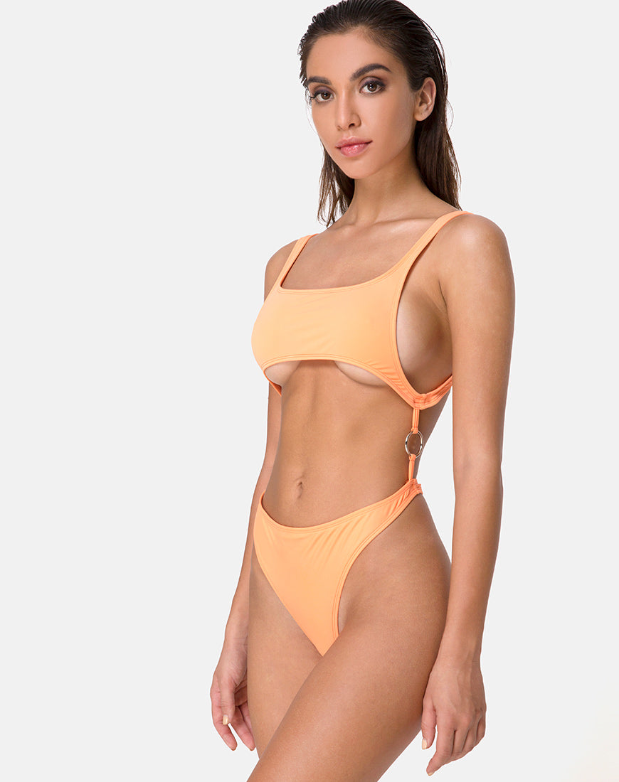 Image of Xanthe Swimsuit in Highlighter Orange