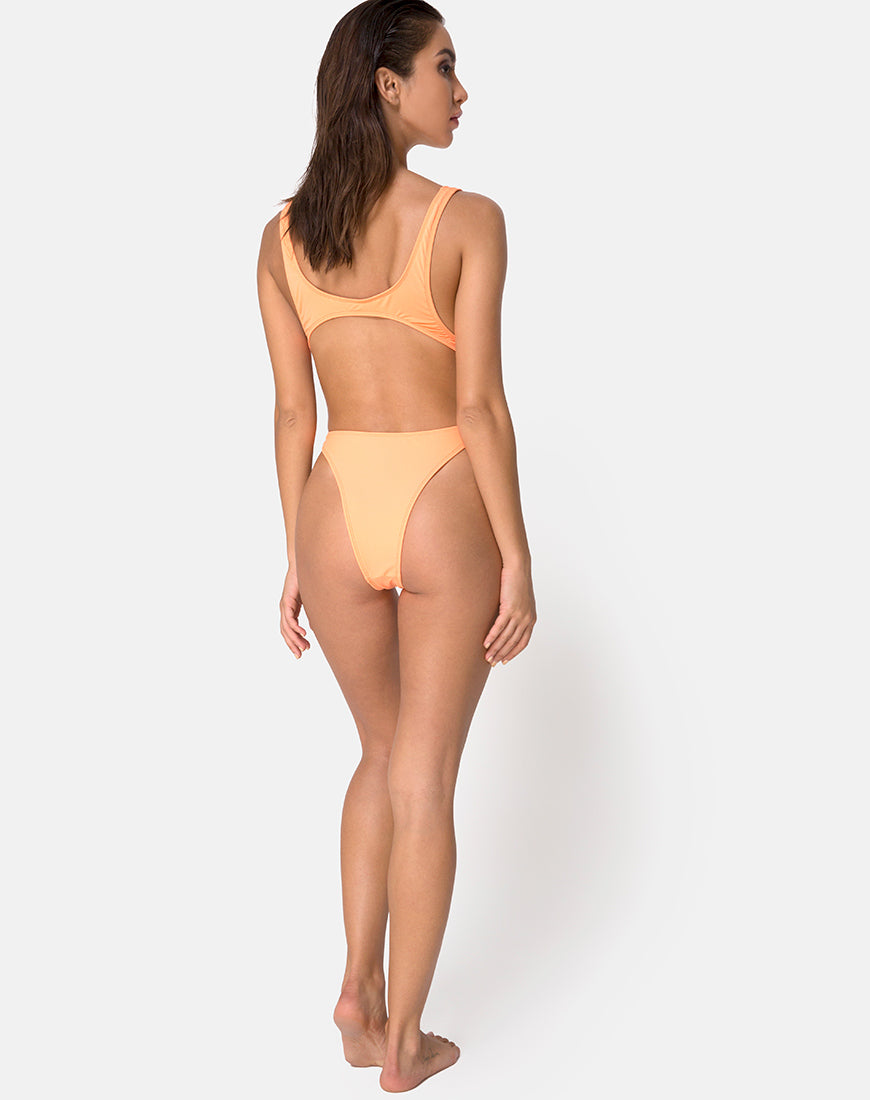 Image of Xanthe Swimsuit in Highlighter Orange