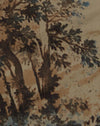 brown forest tapestry