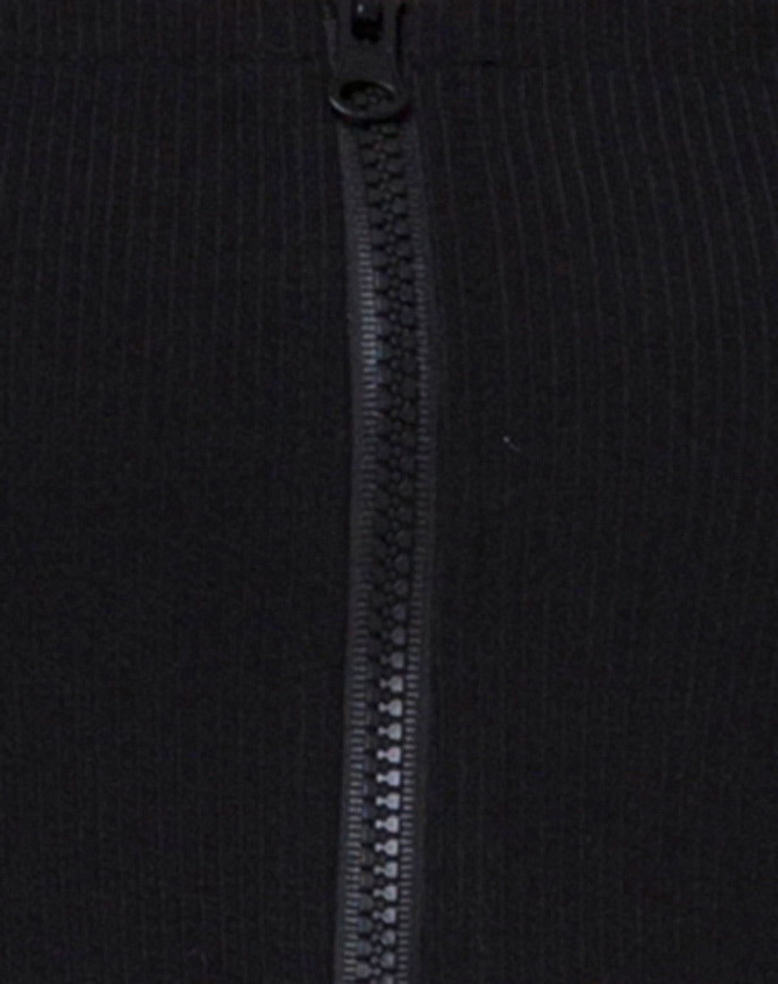 Image of Yori dress In Black with Derlin Clip