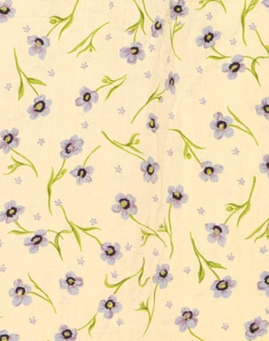 Image of Zenith Dress in Wild Flower Lemon Drop