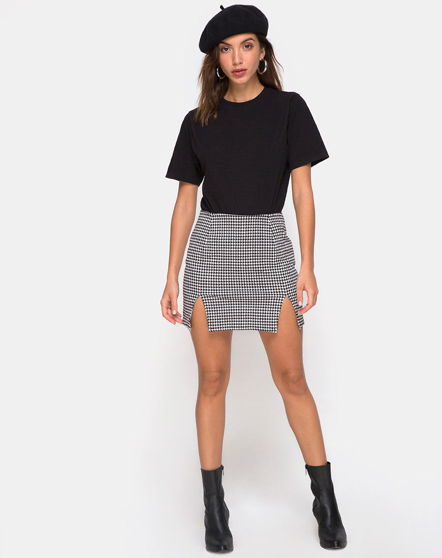 Image of Zida Mini Skirt in Small Dogtooth