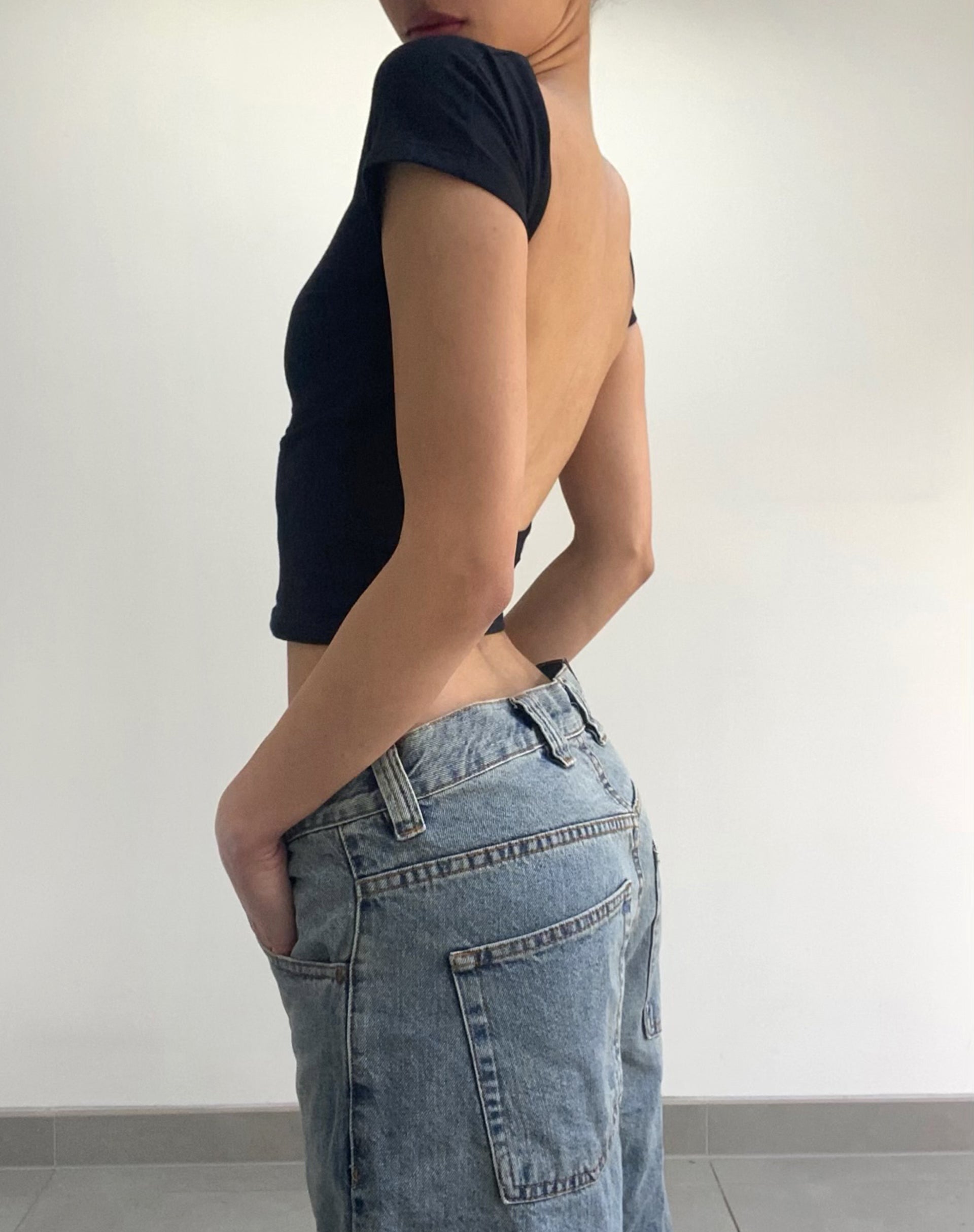 Image of Skater Low Rise Jean in Vintage Light Wash